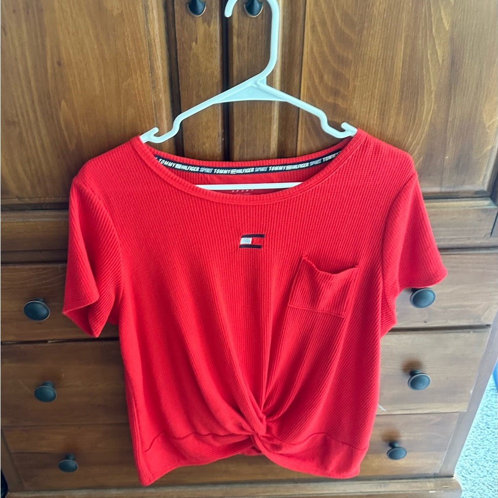 Red Tommy Hilfiger Top